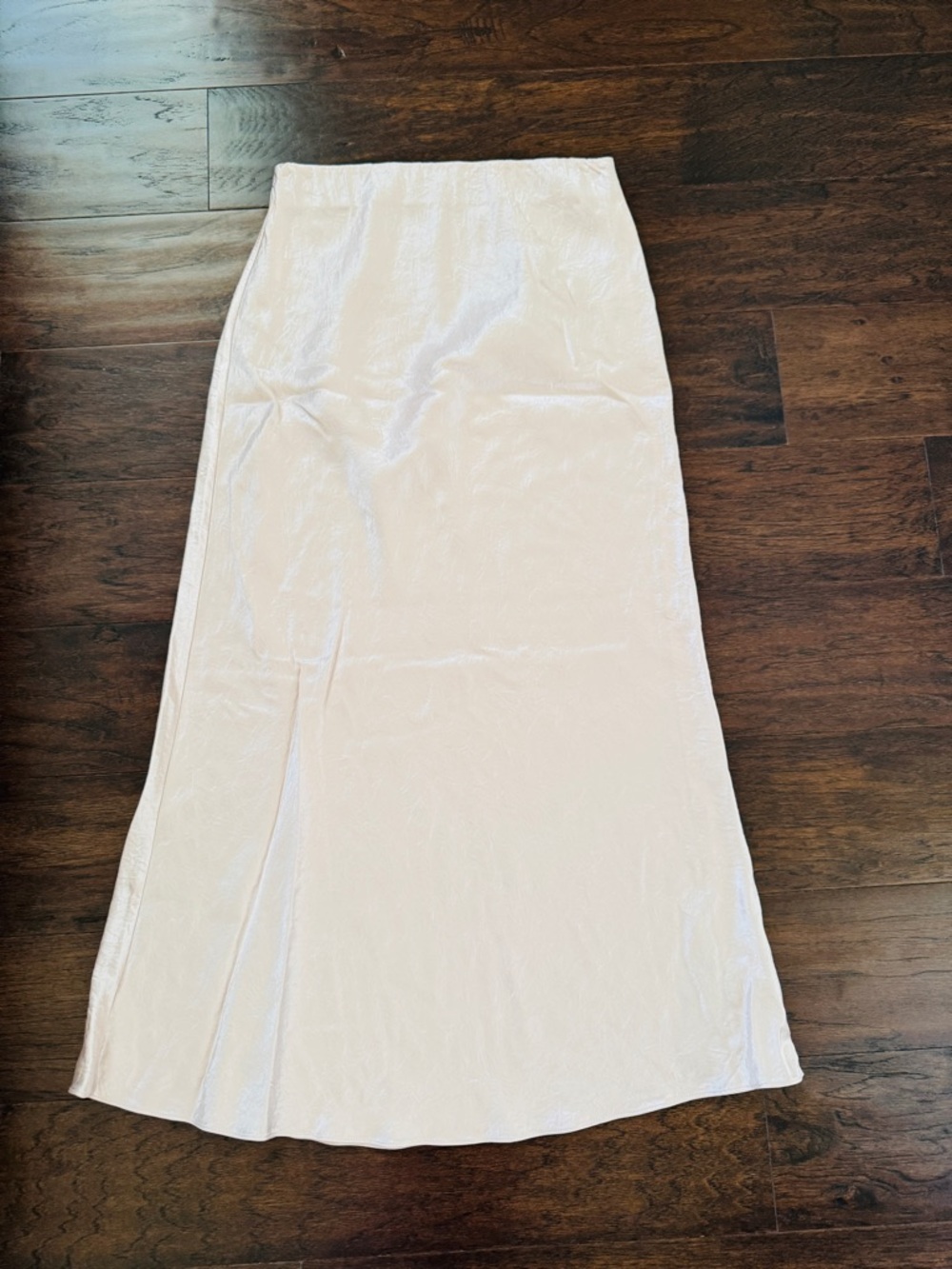 Aritzia Slip Satin Midi Skirt
